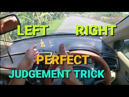 Left side judgement trick full explanation in car| Right perfect judgement| @rahul_arora