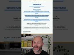 Vibe coding an AI news site