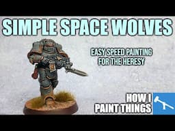 Speed Painting Space Wolves - Half Hour Heresy! [How I Paint Things]