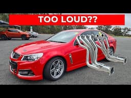 VF Commodore "Clunie" at One Raceway - Will it Be Too Loud?
