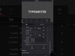 Typewriter Text Transition for DaVinci Resolve!