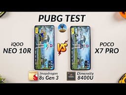iQOO Neo 10R vs Poco X7 Pro BGMI Test, Heating & Battery Test | Shocking Results 😱