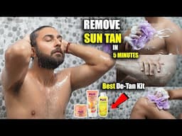 Best De-Tan Kit for Men at Home | Instant Tan Removal & Glowing Skin in 5 Minutes | SUMMER SKINCARE