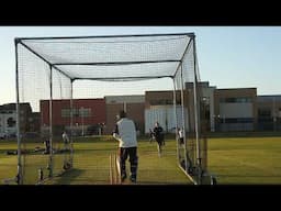 Mark Audain batting net session HCC England  May 2015
