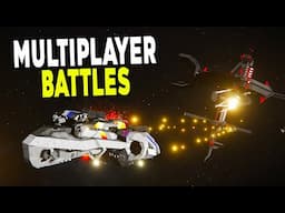 PvP Battle In Space Engineers Multiplayer Server - King of The Server!