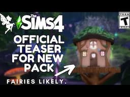 Fairies?? Official  New Teaser for Sims 4