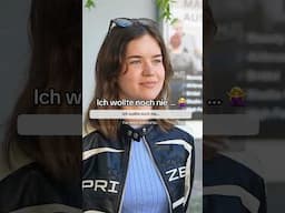 Ich wollte noch nie … 🙅‍♀️ #shorts #interview #languagelearning