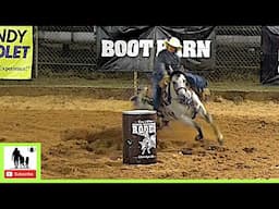 Barrel Racing - 69th Okmulgee Roy LeBlanc Invitational Rodeo 2024 | Friday