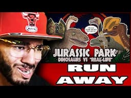 Jurassic Park Movie Dinosaurs Compared To Real Life - reaction