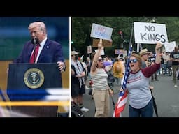 Trump celebrates military parade, birthday amid nationwide 'No Kings' protests