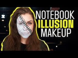 Challenging Face Art Illusion - The Notebook
