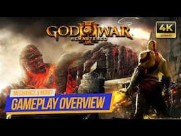 God of War 3 Remastered Gameplay Overview - Combat, Exploration, Story & Dialogues | 4K PlayStation