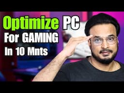 Fully OPTIMIZE Your PC For GAMING in 10 Minutes!!🚀Boost PERFORMANCE