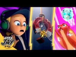 💥 PROJECT BLACKOUT!⚡️ Team Jay vs. The Supervillains! 🦹‍♂️  Videos for Kids ⚽️