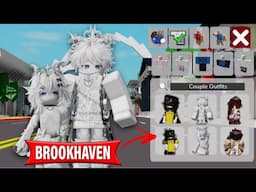 How to Dress as a Cute Couple in Brookhaven RP🏡 | NEW Roblox Outfit Tutorial!
