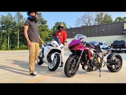Turbo R6 (CLUTCH SLIPPING BAD) VS Moore Mafia Yamaha R1