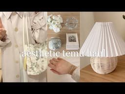 SUB) aesthetic TEMU haul 🎐 room decor, accessories and much more! ♡
