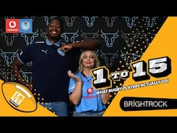 Lock in with number 4 lock, Sintu Manjezi! | 1 to 15: What rugby players actually do