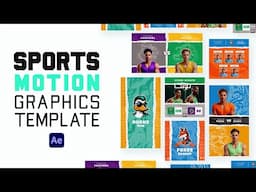 Sports Templates Motion pack 7 Tutorial
