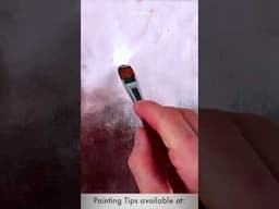 Misty Glittering Lake Acrylic Painting Demo #paintingtechniques #acrylicpainting #PaintingTips