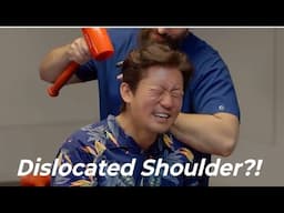 Famous Korean Actor Shoulder Was Dislocated For Years?? We put it back in on NETFLIX