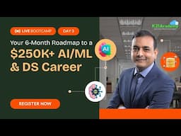 How to Get a $250K+ Job in AI/ML & DS: Job Roles & Learning Path: DAY 3