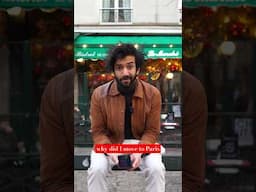 why did I move to Paris 😅 Had a lot of fun with this intro #movingtoparis #livingabroad #paris