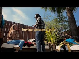 she invited me over to buy a bunch of vintage clothes