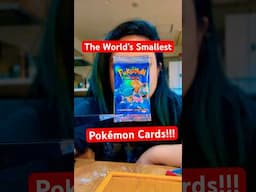 Opening the world’s smallest Pokemon cards