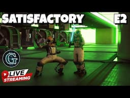 Satisfactory 1.1 Day 2 | Steel Production, Mk.3 Belts, Coal Power & Factory Rebuild! Multiplayer