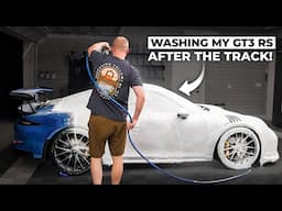Post Track Day Wash: Golf Blue GT3 RS