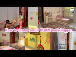 How i Organize my *DAUGHTERS ROOM*🌸KID bedroom makeover~SMALL ROOM MAKEOVER~ kids room makeover