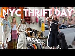 THRIFT WITH ME FOR SUMMER IN NEW YORK CITY! | new summer trend inspo & a designer find