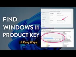 How to Retrieve Windows 11 Product Key - 4 Easy Ways to Find key