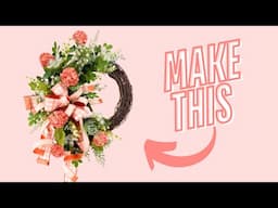 How To Make A Hydrangea Wreath | DIY Grapevine Wreath with Hydrangeas