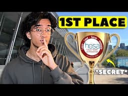 The Secret Way I Won HOSA With ZERO Experience