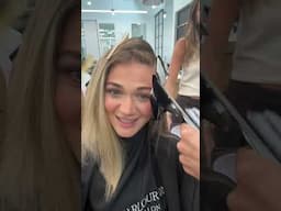 Chop off 10 inches of hair with me