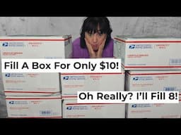 Fill A Box For Only $10 | You Pick What Goes In And See It Packed Up | Brillant Idea!