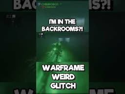 Did I Just Glitch Into The Backrooms In Warframe?! #Warframe #Shorts #Funny #Gaming