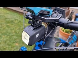 New GACIRON CETUS-1700 Underneath Mounted Bike Light 4K Video
