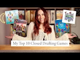 My Top 10 Closed Drafting Board Games!