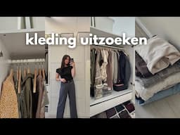 Kleding uitzoeken die ik niet meer pas!