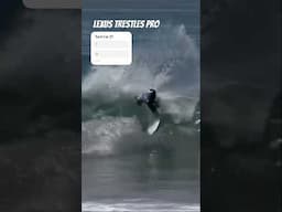 Some fun waves yesterday for my first heat in the Lexus trestles Pro WSL #surf #surfing