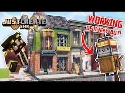 I made WORKING DELIVERY BOTS in Minecraft Create Mod! [#17]