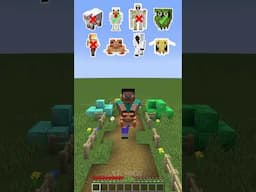 Grabbing Mobs vs Falling Down #minecraft #shorts #meme