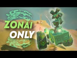 Can you BEAT Tears of the Kingdom using ONLY Zonai Gear?? [SECOND HALF]