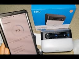 aosu 3K AI solar security camera wall light cam pro + motion detect