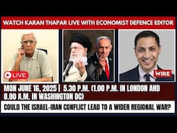 LIVE : Could the Israel-Iran conflict lead to a wider regional war? | Iran Israel war