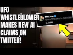 UFO Whistle blower matt brown stars X account, makes wild AI claims.