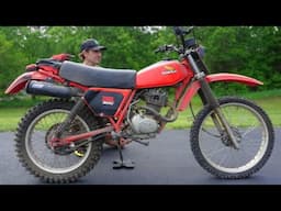 Rare 1980 Honda Dirt Bike Hasn't Run In 34 Years. Can It Be Fixed?